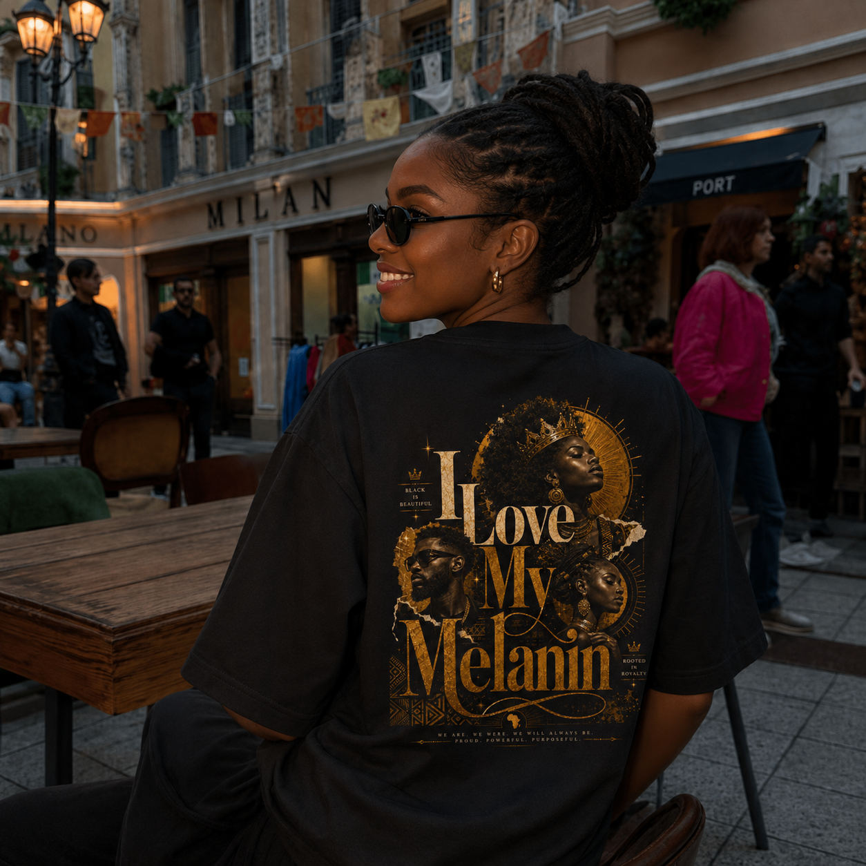 I Love My Melanin Graphic Tee