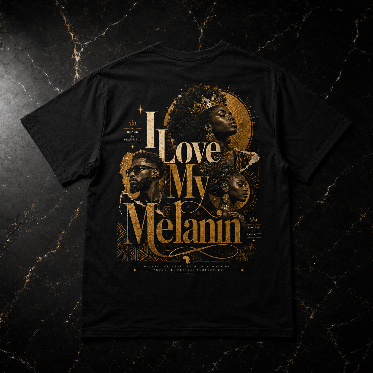 I Love My Melanin Graphic Tee