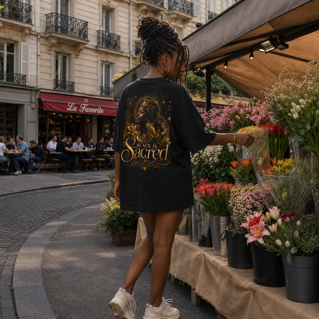 Black Is Sacred Graphic Tee