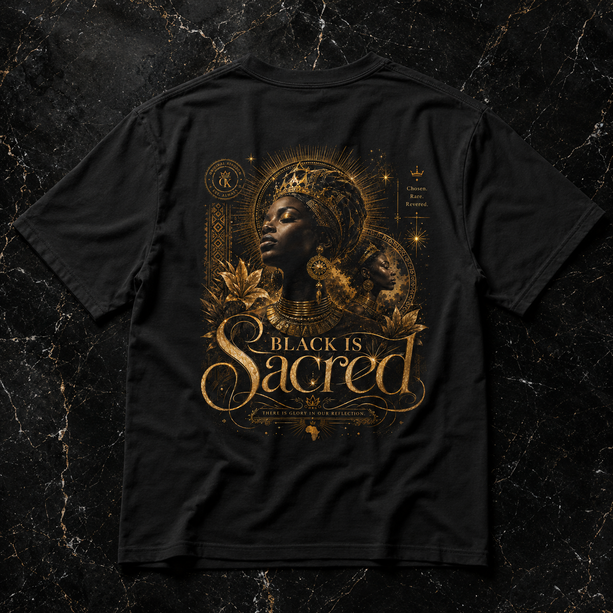 Black Is Sacred Graphic Tee
