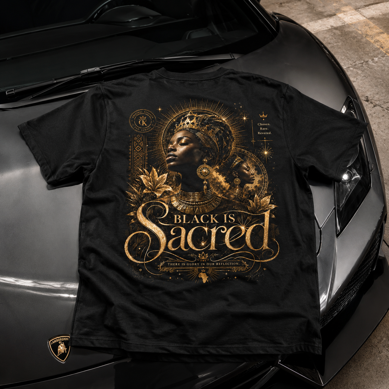 Black Is Sacred Graphic Tee